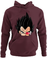 Φούτερ με κουκούλα - Vegeta Mode - Color Thumbnail Marron