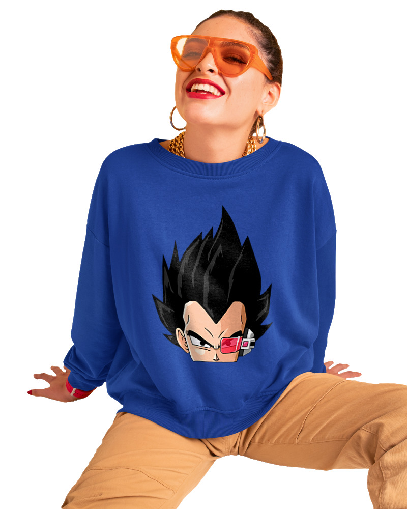 Φούτερ χωρίς κουκούλα Γυναικείο - Vegeta Mode - Image 1