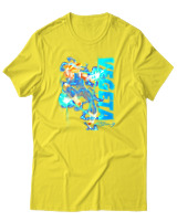 T-Shirt Αντρικό - Vegeta Thunders - Color Thumbnail Κίτρινο