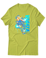 T-Shirt Αντρικό - Vegeta Thunders - Color Thumbnail Λαχανί