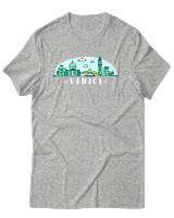 T-Shirt Αντρικό - Venice - Color Thumbnail Γκρι Μελανζέ
