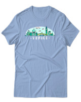 T-Shirt Αντρικό - Venice - Color Thumbnail Γαλάζιο