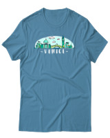 T-Shirt Αντρικό - Venice - Color Thumbnail Τιρκουάζ