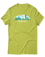 T-Shirt Αντρικό - Venice - Color Thumbnail Λαχανί