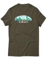 T-Shirt Αντρικό - Venice - Color Thumbnail Χακί