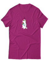 T-Shirt Αντρικό - Virgo Cat - Color Thumbnail Φουξια