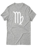 T-Shirt Αντρικό - Virgo Just Lines - Color Thumbnail Γκρι Μελανζέ