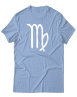 T-Shirt Αντρικό - Virgo Just Lines - Color Thumbnail Γαλάζιο