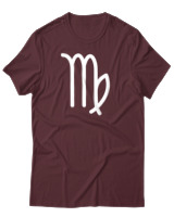 T-Shirt Αντρικό - Virgo Just Lines - Color Thumbnail Μπορντό