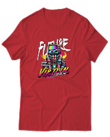 T-Shirt Αντρικό - Virtual Streetware - Color Thumbnail Κόκκινο