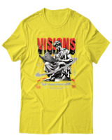 T-Shirt Αντρικό - Visions Of The Future - Color Thumbnail Κίτρινο