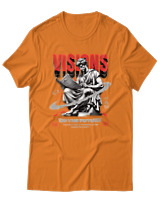 T-Shirt Αντρικό - Visions Of The Future - Color Thumbnail Πορτοκαλί