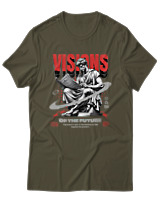 T-Shirt Αντρικό - Visions Of The Future - Color Thumbnail Χακί