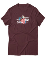 T-Shirt Αντρικό - Vital Organ - Color Thumbnail Μπορντό