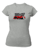 T-Shirt Στενή Γραμμή Γυναικείο - Vroom - Color Thumbnail Γκρι Μελανζέ