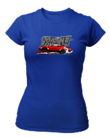 T-Shirt Στενή Γραμμή Γυναικείο - Vroom - Color Thumbnail Μπλε Ρουά