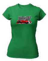 T-Shirt Στενή Γραμμή Γυναικείο - Vroom - Color Thumbnail Πράσινο