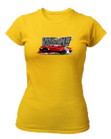 T-Shirt Στενή Γραμμή Γυναικείο - Vroom - Color Thumbnail Χρυσό Κίτρινο