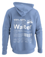 Φούτερ με κουκούλα - Waiter - Color Thumbnail Blue Carolina