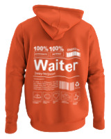 Φούτερ με κουκούλα - Waiter - Color Thumbnail Orange