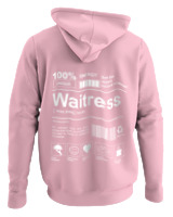 Φούτερ με κουκούλα - Waitress - Color Thumbnail Pink