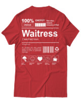 T-Shirt Αντρικό - Waitress - Color Thumbnail Κόκκινο