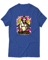 T-Shirt Αντρικό - Wanted - Color Thumbnail Μπλε Ρουά