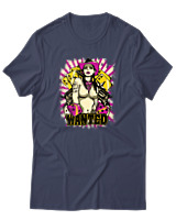 T-Shirt Αντρικό - Wanted - Color Thumbnail Μπλε Γκρι