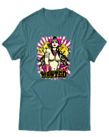 T-Shirt Αντρικό - Wanted - Color Thumbnail Μπλε Πράσινο