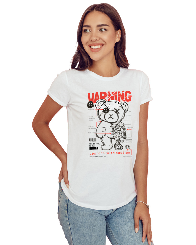 T-Shirt Στενή Γραμμή - Warning - Image 1