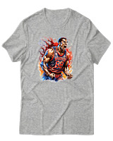 T-Shirt Αντρικό - Warrior - Color Thumbnail Γκρι Μελανζέ