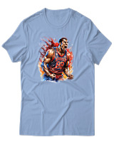 T-Shirt Αντρικό - Warrior - Color Thumbnail Γαλάζιο