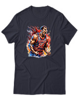 T-Shirt Αντρικό - Warrior - Color Thumbnail Σκούρο Μπλε