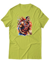T-Shirt Αντρικό - Warrior - Color Thumbnail Λαχανί