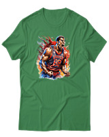 T-Shirt Αντρικό - Warrior - Color Thumbnail Πράσινο