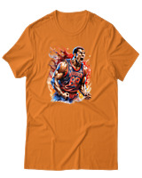 T-Shirt Αντρικό - Warrior - Color Thumbnail Πορτοκαλί