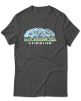 T-Shirt Unisex - Washington - Color Thumbnail Ανθρακί