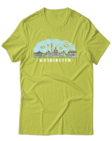 T-Shirt Unisex - Washington - Color Thumbnail Λαχανί