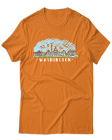 T-Shirt Unisex - Washington - Color Thumbnail Πορτοκαλί