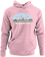 Φούτερ με κουκούλα - Washington - Color Thumbnail Pink