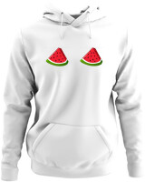 Φούτερ με κουκούλα - Watermelon Twins - Color Thumbnail ΄Ασπρο