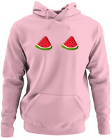 Φούτερ με κουκούλα - Watermelon Twins - Color Thumbnail Pink
