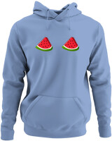 Φούτερ με κουκούλα - Watermelon Twins - Color Thumbnail Blue Carolina