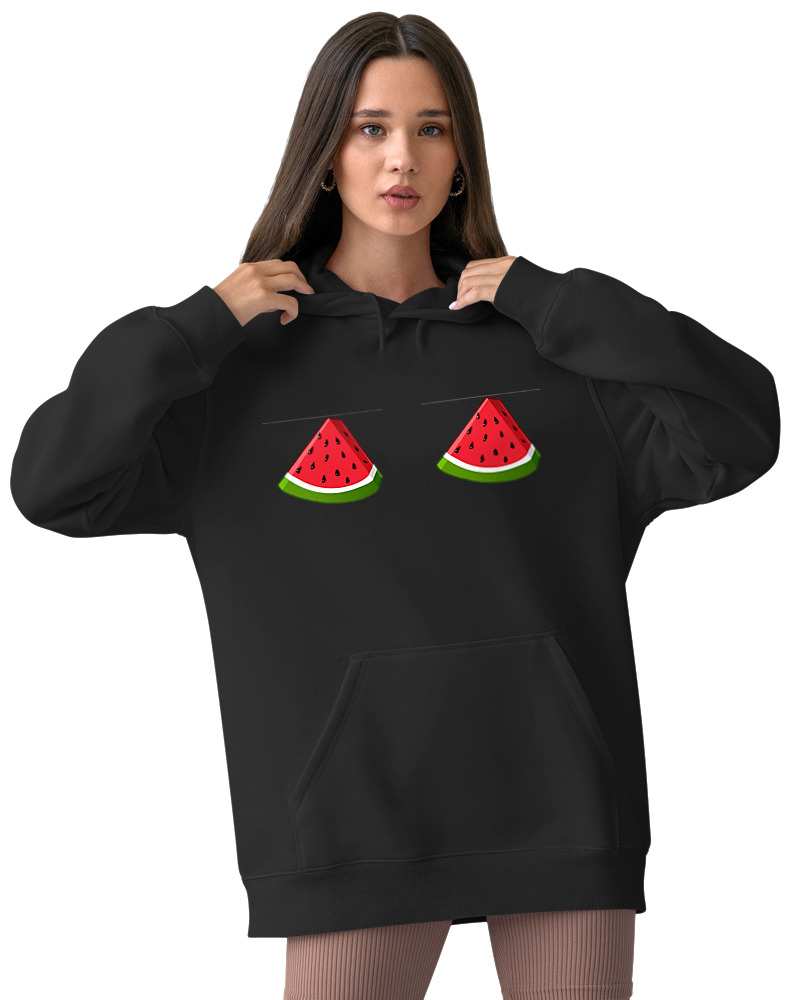 Φούτερ με κουκούλα - Watermelon Twins - Image 2