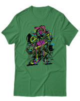 T-Shirt Αντρικό - Wave Wrecker - Color Thumbnail Πράσινο