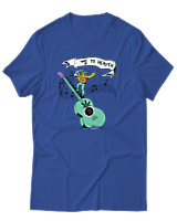 T-Shirt Αντρικό - Way To Heaven - Color Thumbnail Μπλε Ρουά