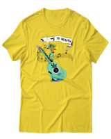 T-Shirt Αντρικό - Way To Heaven - Color Thumbnail Χρυσό Κίτρινο