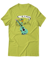 T-Shirt Αντρικό - Way To Heaven - Color Thumbnail Λαχανί