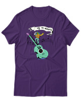 T-Shirt Αντρικό - Way To Heaven - Color Thumbnail Σκούρο Μωβ