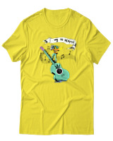T-Shirt  Γυναικείο - Way To Heaven - Color Thumbnail Κίτρινο